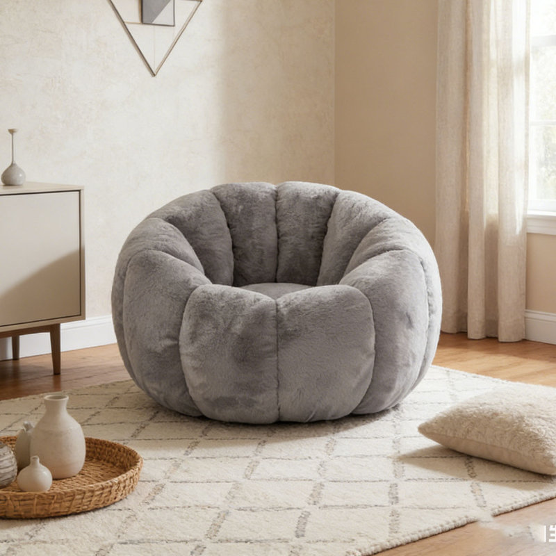 Adult Bean Bag Chair, Gris