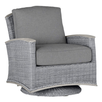 Astoria Woven Swivel Glider - Oyster/Oyster