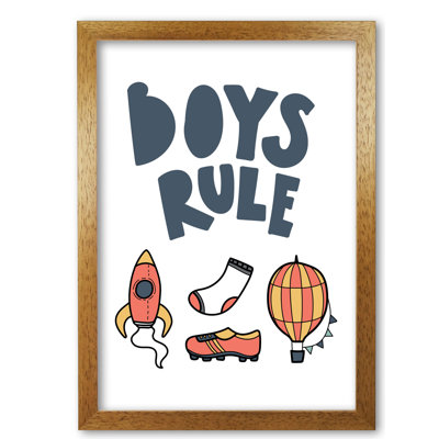 Boys Rule Illustrations - Print