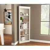 Latitude Run® Brooxie Corner Bookcase & Reviews | Wayfair