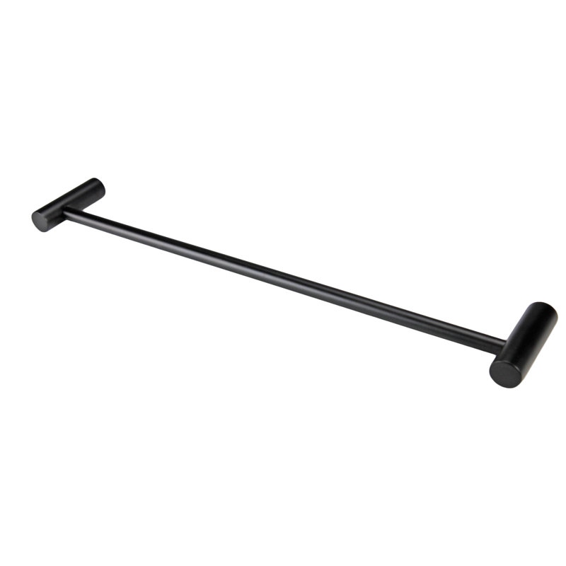 Barre à serviettes 24 po noir mat