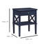 Table de chevet élégante et durable avec tiroir à extension complète et tablette ouverte pour les chambres modernes-1678940105