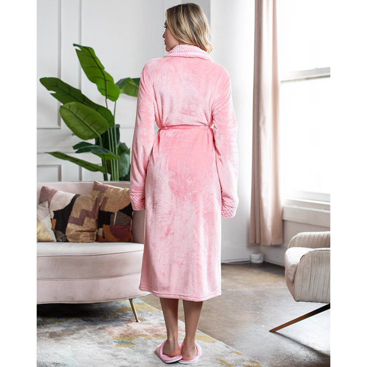 – Plush Robe – Luxury Bath Robe with Pockets– Coral Fleece Robe – Cozy Robe