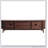 Rattan TV Stand for TVs up to 75'', Modern Farmhouse Media Console, Entertainment Center with Solid Wood Legs, TV Cabinet for Living Room,Home Theatre