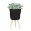 Comprend des pots de fleurs pour porte-plantes