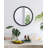 Circle Mirror with Metal Beaded Frame