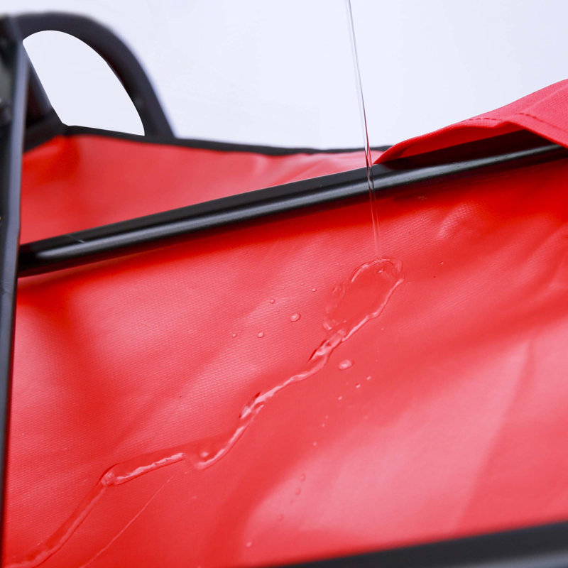 Chariot de plage pliable, Rouge