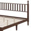 Structure de lit plateforme très grand en bois massif avec tête de lit en forme de gourde, cadre de lit de style rétro, grand rangement sous le lit-174712942