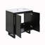 Meuble-lavabo simple avec plateau en résine Jantinus-971858261