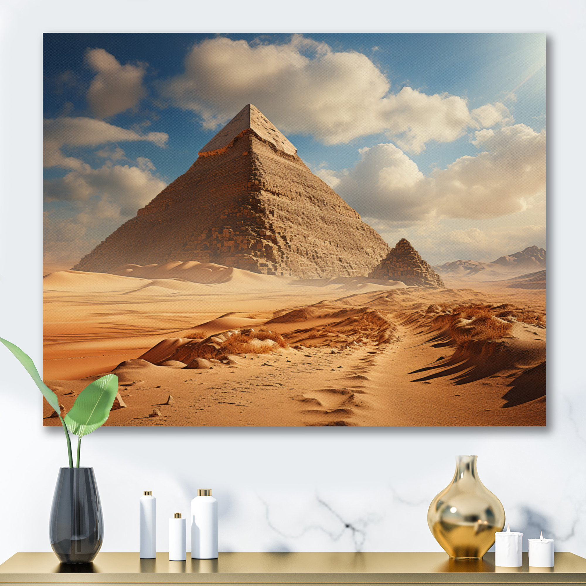 Union Rustic Pyramid Ethereal Sands - Egypt Canvas Prints - Wayfair Canada