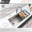 39 in. x 19 in. 16 Gauge, Stainless Steel, Brushed Single Bowl Undermount Kitchen Sink with Built-In Accessories