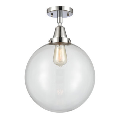 Alphonsa Glass Flush Mount