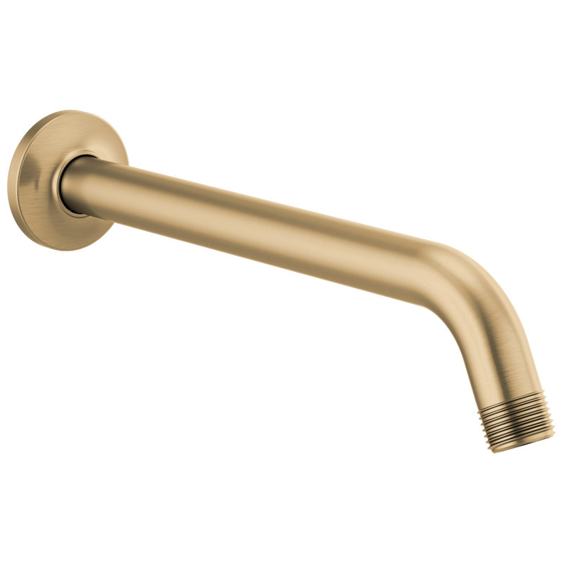 Kintsu® 10" Shower Arm and Flange, Luxe Gold
