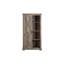 Grande armoire de rangement avec porte de grange et rangement en bois rustique pour ferme-674799480