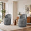 Upholstered Swivel Barrel Chair-1673900925
