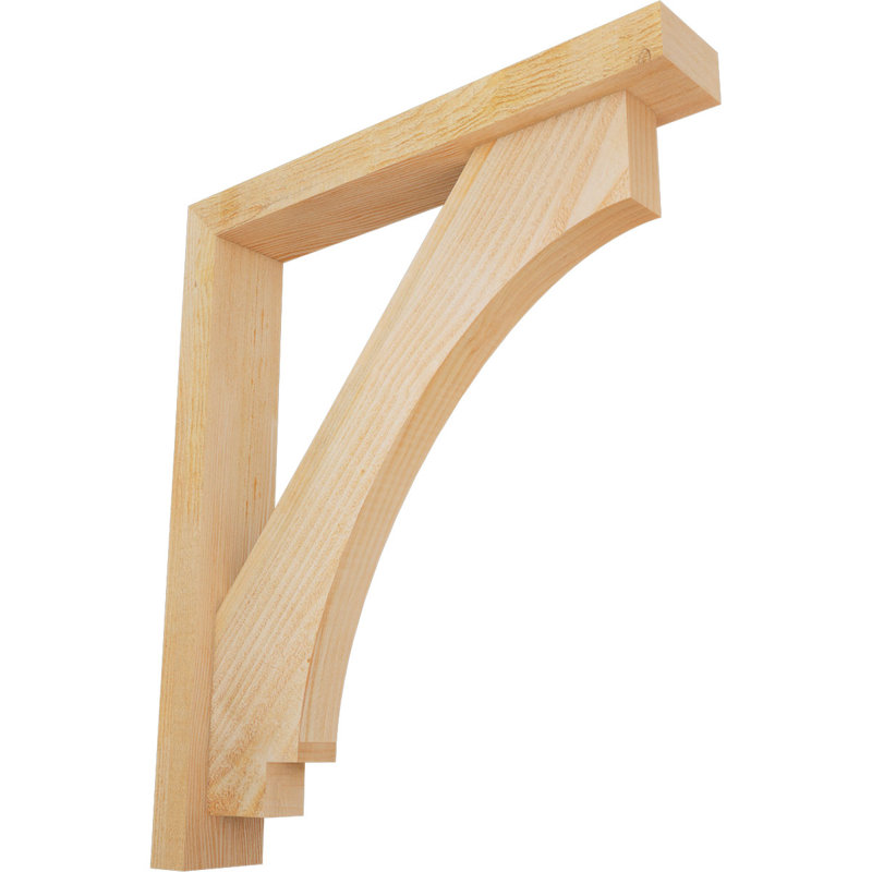 Support de bloc impérial avec entretoise décalée, 28 x 24, Sapin Douglas de l 4 po (scié brut)