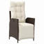  Ensemble de salle à manger de jardin avec coussin 5 pièces en rotin gris et noir-231396558-231396567-231396569