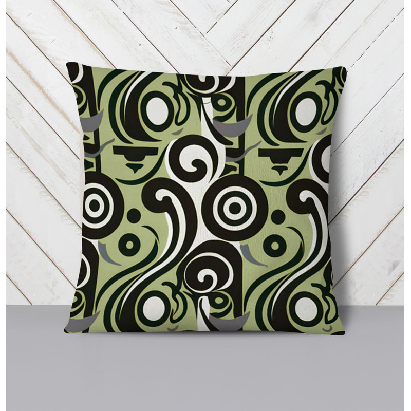 Throw Pillow, 16"H x 16"W, Pillow Cover Only - No Insert
