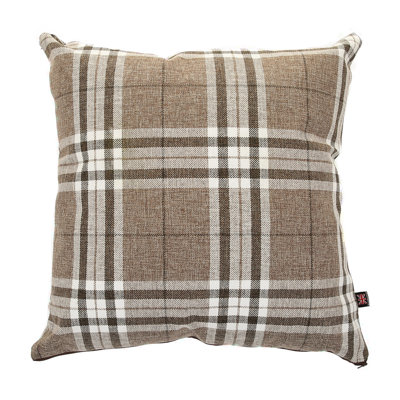 Chagnon Plaid Square Cushion