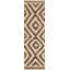 Tapis de couloir oriental couleur terre Kilim 3 x 10