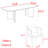 light luxury style solid wood dining table set-108071869