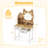 Small Vanity Desk w/ Mirror & Lights Cute Kitty Makeup Table w/Power Outlets