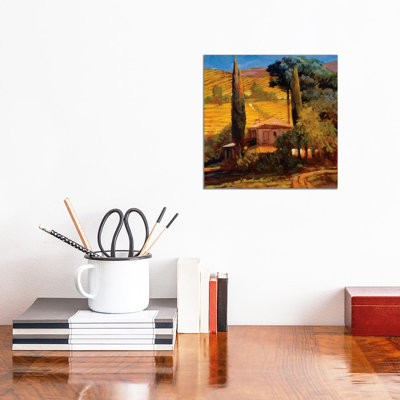 Tuscan Morning Light - Wrapped Canvas Print