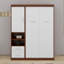 Lit escamotable simple avec armoire murale