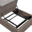 Zeborah 81.5" Metal Outdoor Chaise Lounge