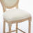 Solid Wood Bar Stools Set Of 2, Classic French Country Design With Comfortable Upholstered Seating For Indoor And Outdoor Use