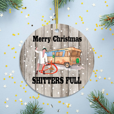 Ornement suspendu Merry Christmas