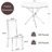 4-Piece Round Pedestal Dining Set-1897955010-1897955016-1897955014