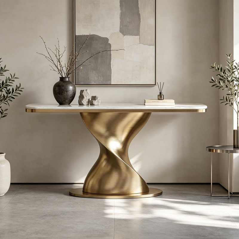 Console Italian Luxury, H 33,5 po x l 39,4 po x P 13,8 po