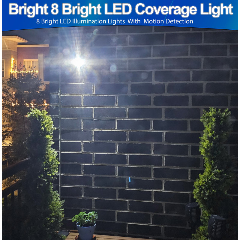 2 Solar Bug Zapper Uv Mosquito Insect Killer W/ Motion Sensor Led Light, Waterproof Insect Pest Control For Garden, Yard, Patio, Camping - Portable, Rechargeable, Eco-friendly Solar-powered