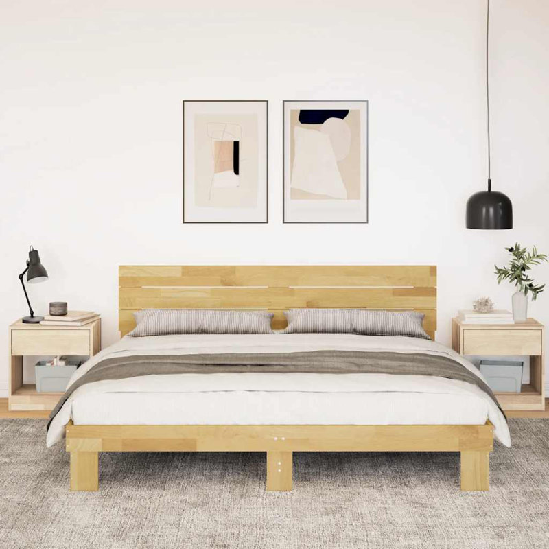 Solid Wood Bed, Super King (6')
