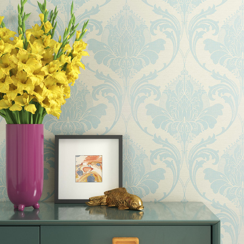 10.05m x 53cm Wallpaper Roll, Duck Egg