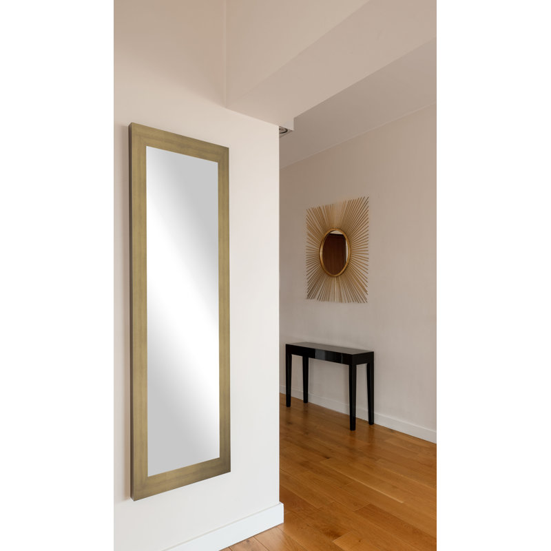 Conah Engineered Wood Flat Wall Mirror, 59" x 20"