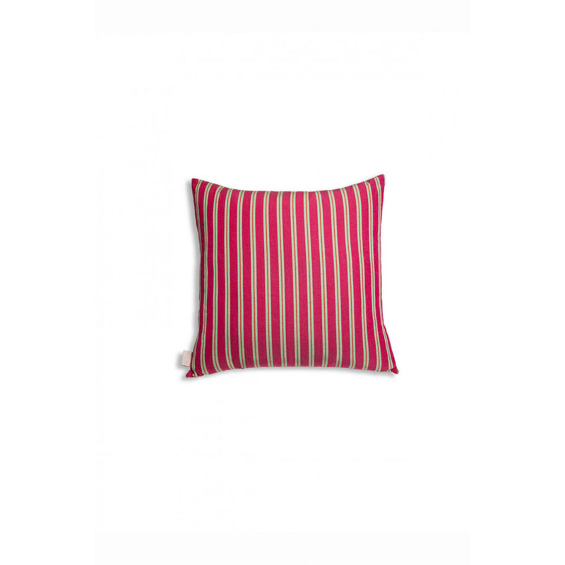 Triangle Pink Patchwork Pillow