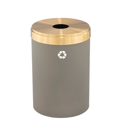 Steel Open Outdoor Trash/Recycling Bins