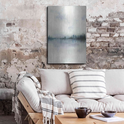 «Horizon Whisper I» par Grace Popp, art mural en métal