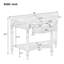 Console avec tiroir et tablette de style campagnard Farmhouse-129345688