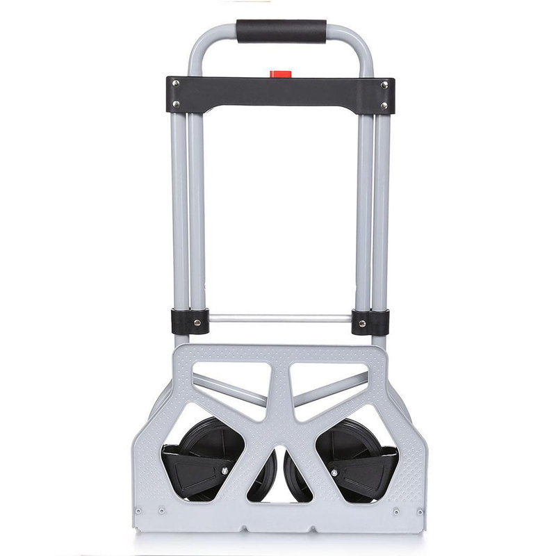 Chariot en aluminium robuste à 2 roues de 220 lb compact et léger pour chariot à bagages
