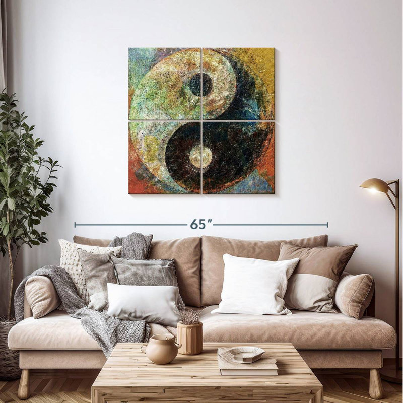 Kerrick, le Yin et le Yang, H 38 po x l 38 po
