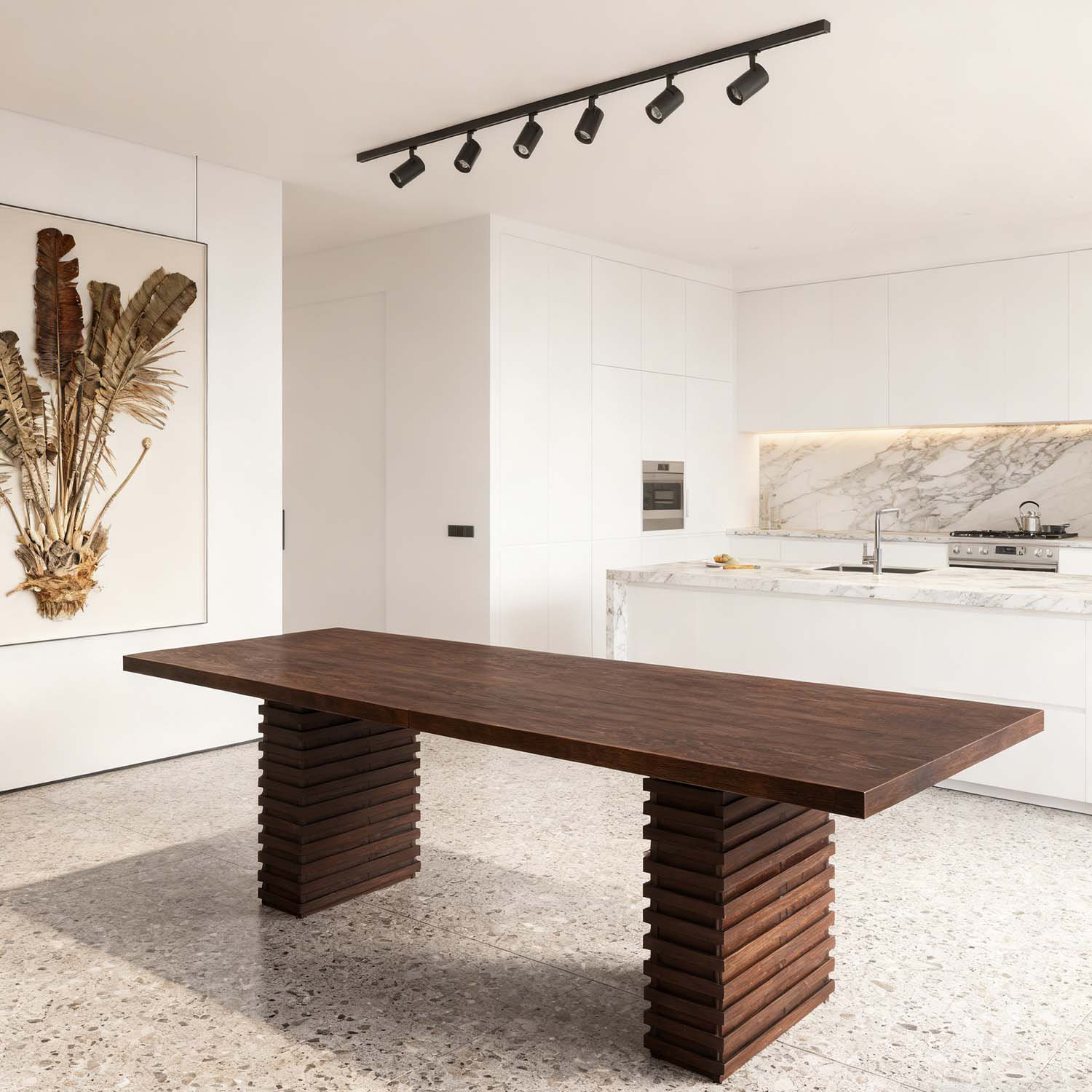 Ebern Designs Sleek Design Dining Table,With Sturdy Construction And ...