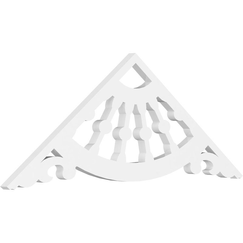 Roue de chariot à pignon en PVC de qualité architecturale, 36 po x 14 po x 1 po, 9 / 12, Plastique