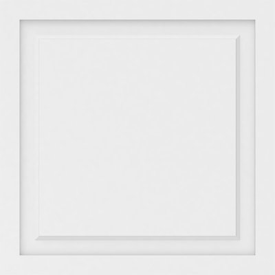 Panneau mural Harrison 3D en blanc