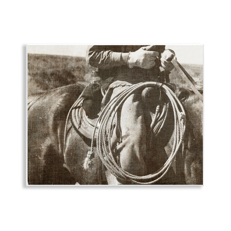 Art mural Cowboy avec lasso par RileyB