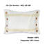 Housse de coussin en lin à boutons