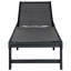 Chaise longue simple inclinable en acacia 75,2 po Sparkman-33394061