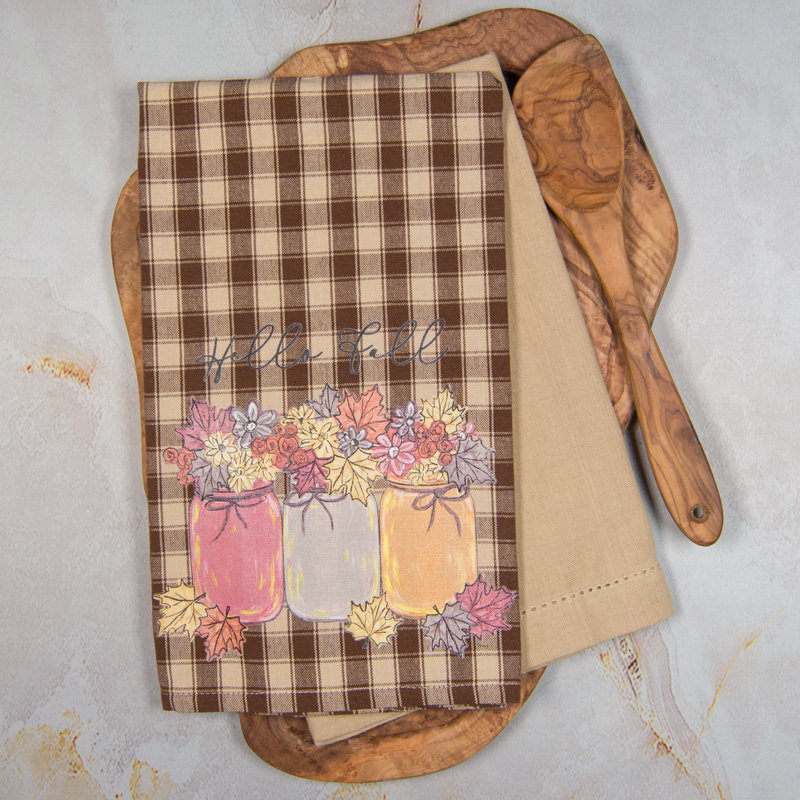 Ensemble de serviettes Hello Fall